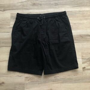 George Black Athletic Shorts with Drawstring Waist